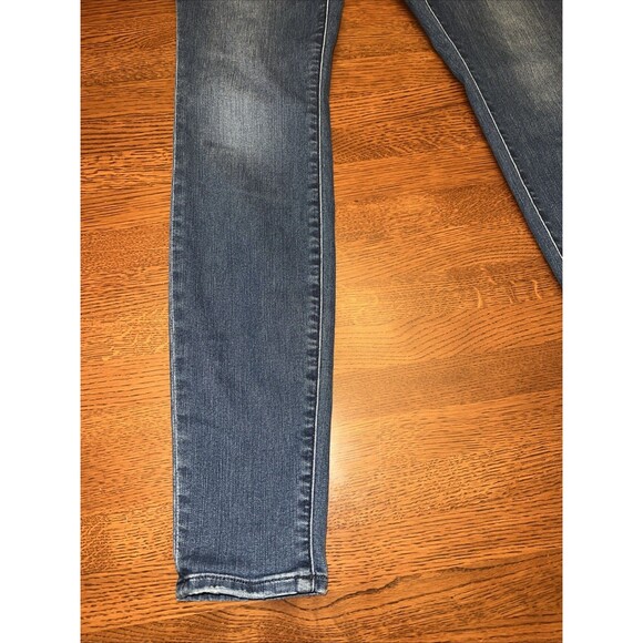 Athleta Size 10T Sculptek Skinny Whiskered Jeans Women's Blue Stretch Denim - Picture 2 of 11